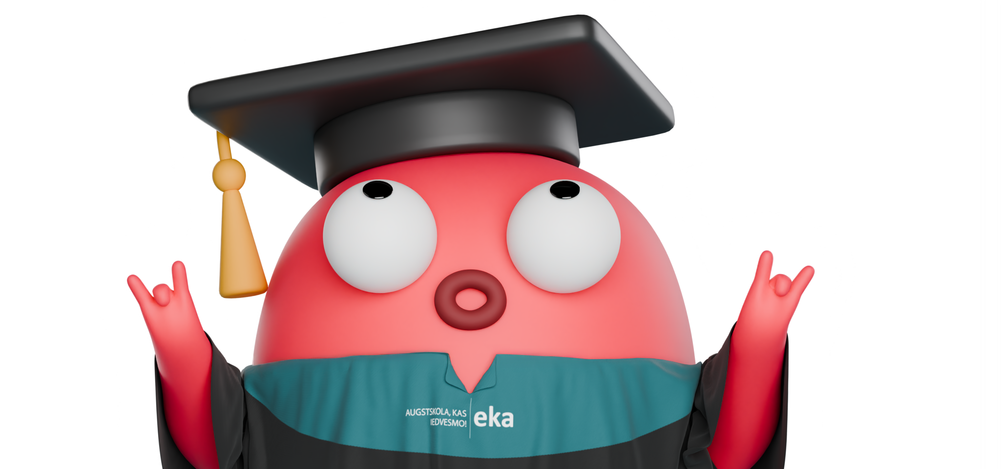 EKA absolventa tēls aicina turpināt studijas
